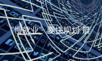 “慢就业”要快规划 最好一到两年为限
