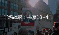 半场战报：书豪18+4德罗赞16分  黄蜂56