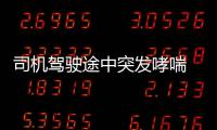 司机驾驶途中突发哮喘 轿车失控撞上桥墩