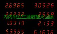内内职业生涯数据大回顾 曾经入选最佳新秀一阵