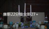 唐斯22分维金斯27+6+4 森林狼主场28分大胜公牛