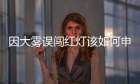 因大雾误闯红灯该如何申辩 交警蜀黍来支招