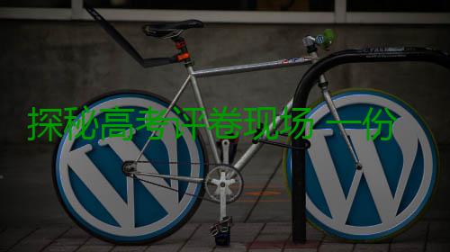 探秘高考评卷现场 一份试卷打分要过四道“关” 没有证件不能随意进入