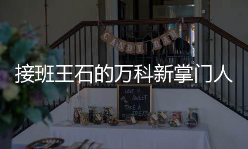 接班王石的万科新掌门人郁亮是个什么样的人 