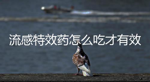 效么吃特效才有药怎流感