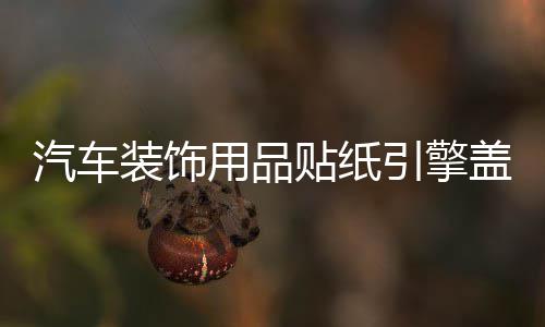 汽车装饰用品贴纸引擎盖贴花车头盖  WRC贴纸刮痕机盖贴改装拉花 