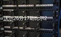 沃尔26分17助比尔28分 洛瑞伤退奇才擒猛龙2