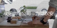 濮阳供电公司：为菜农安全用电“把脉问诊”