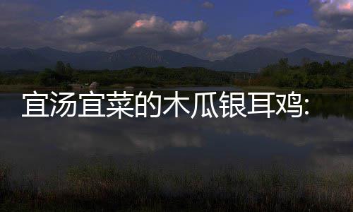 宜汤宜菜的木瓜银耳鸡:汤汤水水最暖人 盐、耳鸡淋入水淀粉