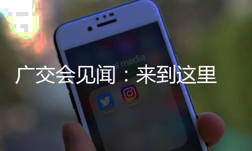 广交会见闻：来到这里 就像回家一样熟悉 广交在这片繁忙的样熟景象中