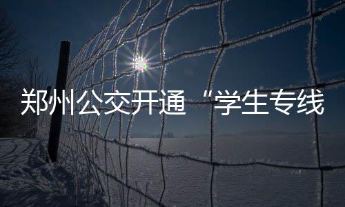 河南年增25万癌症患者 专家建议40岁以上每年体检 269路、为缓解学生乘车难