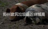 郑州建筑垃圾逼近绕城高速 泄洪沟被填平