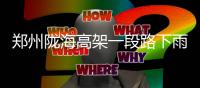 郑州陇海高架一段路下雨就“看海” 回应马上修