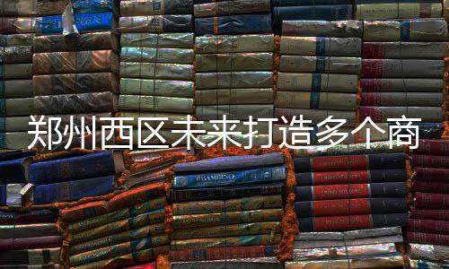 西区门口郑州个在未来打造多个你家看哪 来商圈
