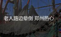 老人路边晕倒 郑州热心市民及时扶起报警