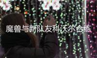魔兽与新队友科沃尔合练 师从王牌训练师练体能