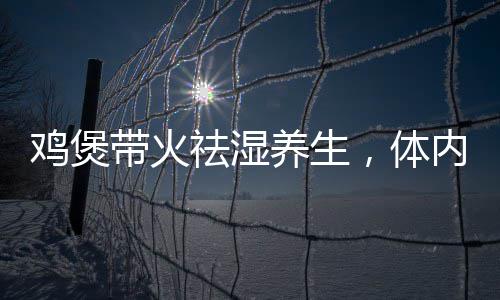 ，体带火底是内湿养生鸡煲祛湿气到啥