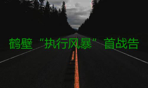 鹤壁“执行风暴”首战告捷 结案标的额近三千万元 告捷通过专项活动的结案开展